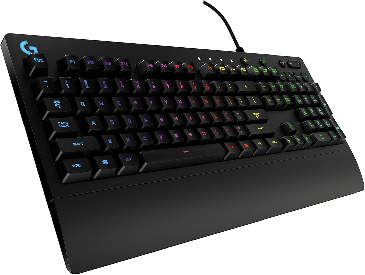 Logitech G213 Prodigy Teclado RGB con cable para juegos - Negro | L...
