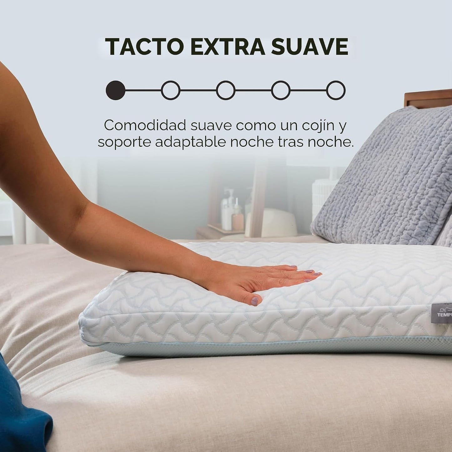 Tempur-Pedic TEMPUR-Cloud® + Almohada de enfriamiento, estándar, pa...