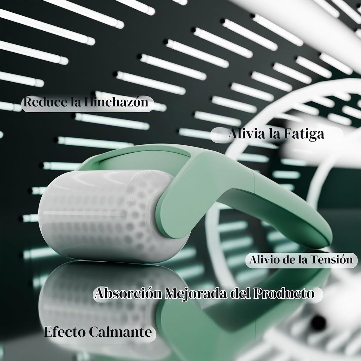BAIMEI Rodillo de hielo IcyMe y herramientas faciales Gua Sha que r...