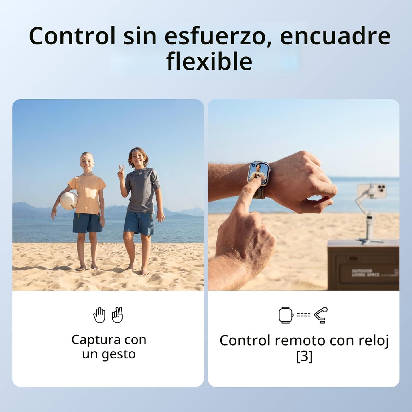 DJI Osmo Mobile 7 Estabilizador de cardán para iPhone, Android, trí...