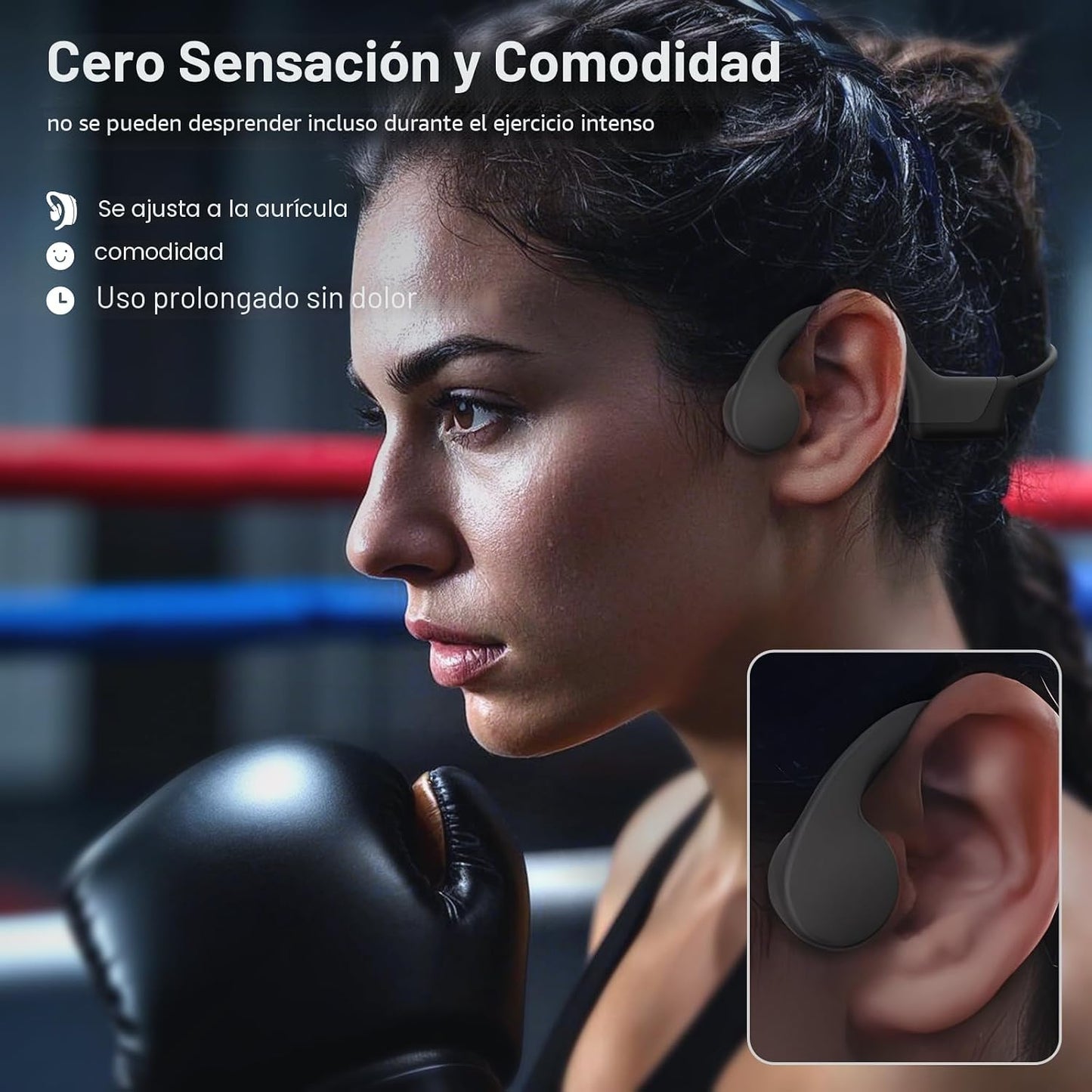 Nuevos auriculares de conducción ósea, Bluetooth 6.0, IPX5 impermea...