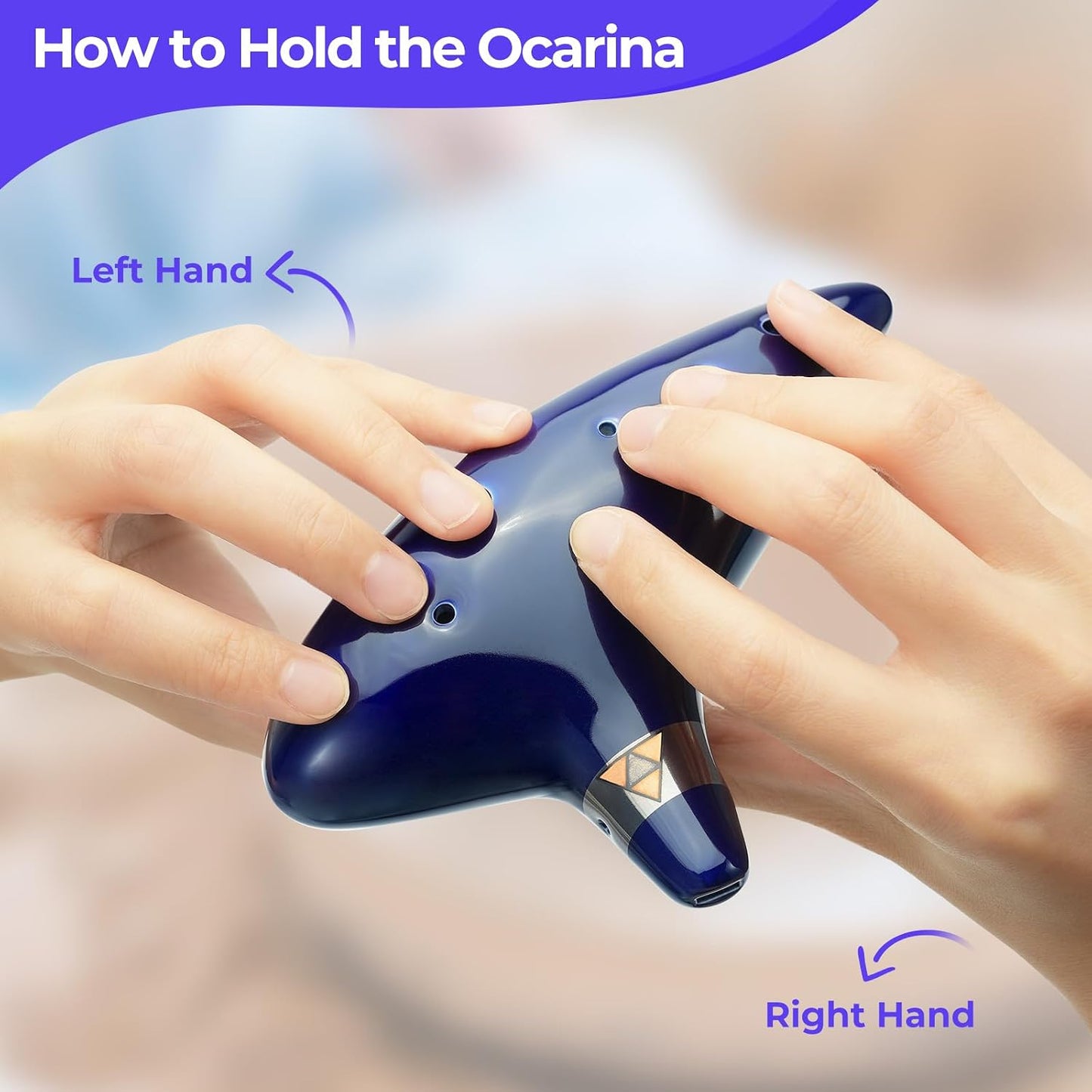 Ohuhu Zelda Ocarina con libro de canciones (canciones de la leyenda...