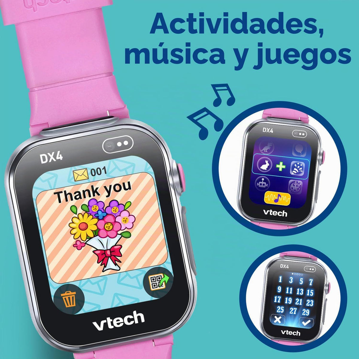 VTech KidiZoom Smartwatch DX4, rosa
