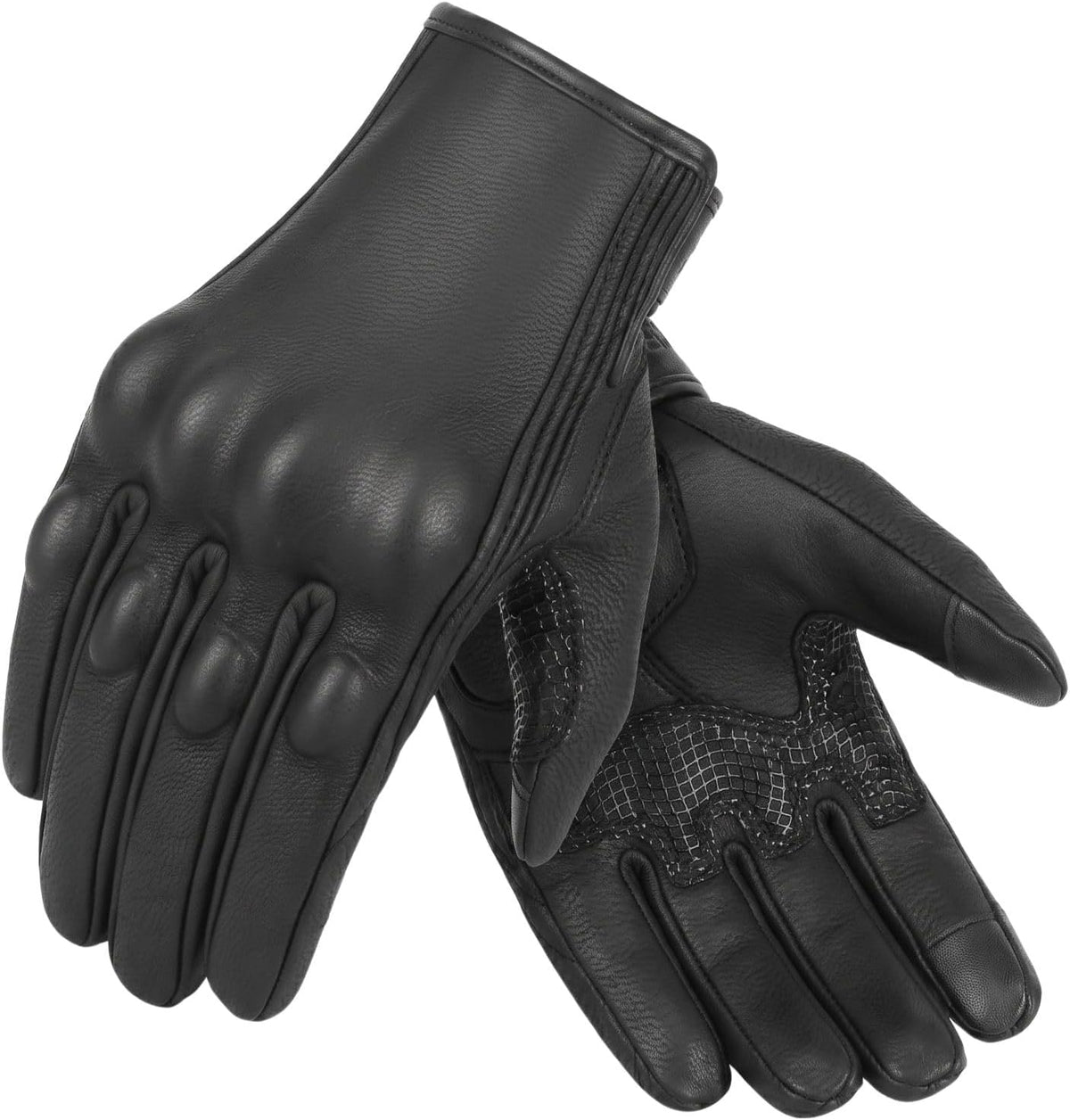 Guantes completos de motocicleta para mujer, con nudillos reforzado...