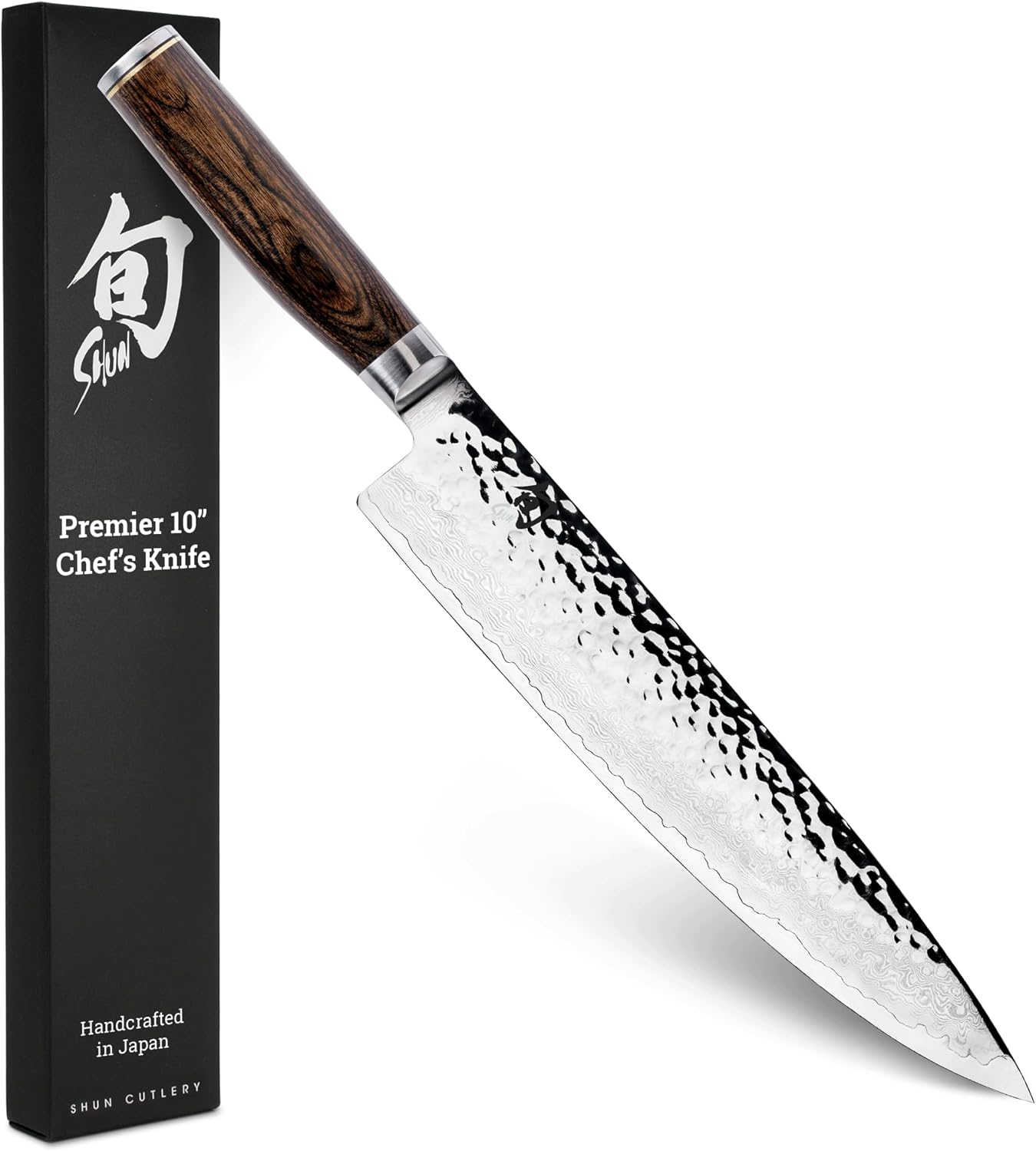 Shun Cutlery Premier - Cuchillo de chef de 10 pulgadas de largo, cu...