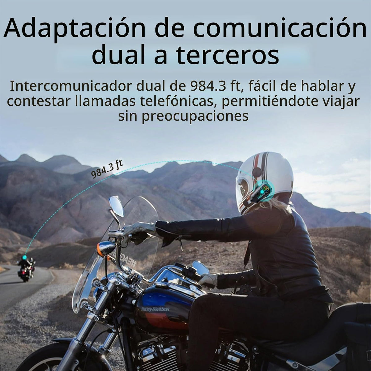BTQILEYOO Y10-2X Auriculares Bluetooth para Casco de Motocicleta, I...