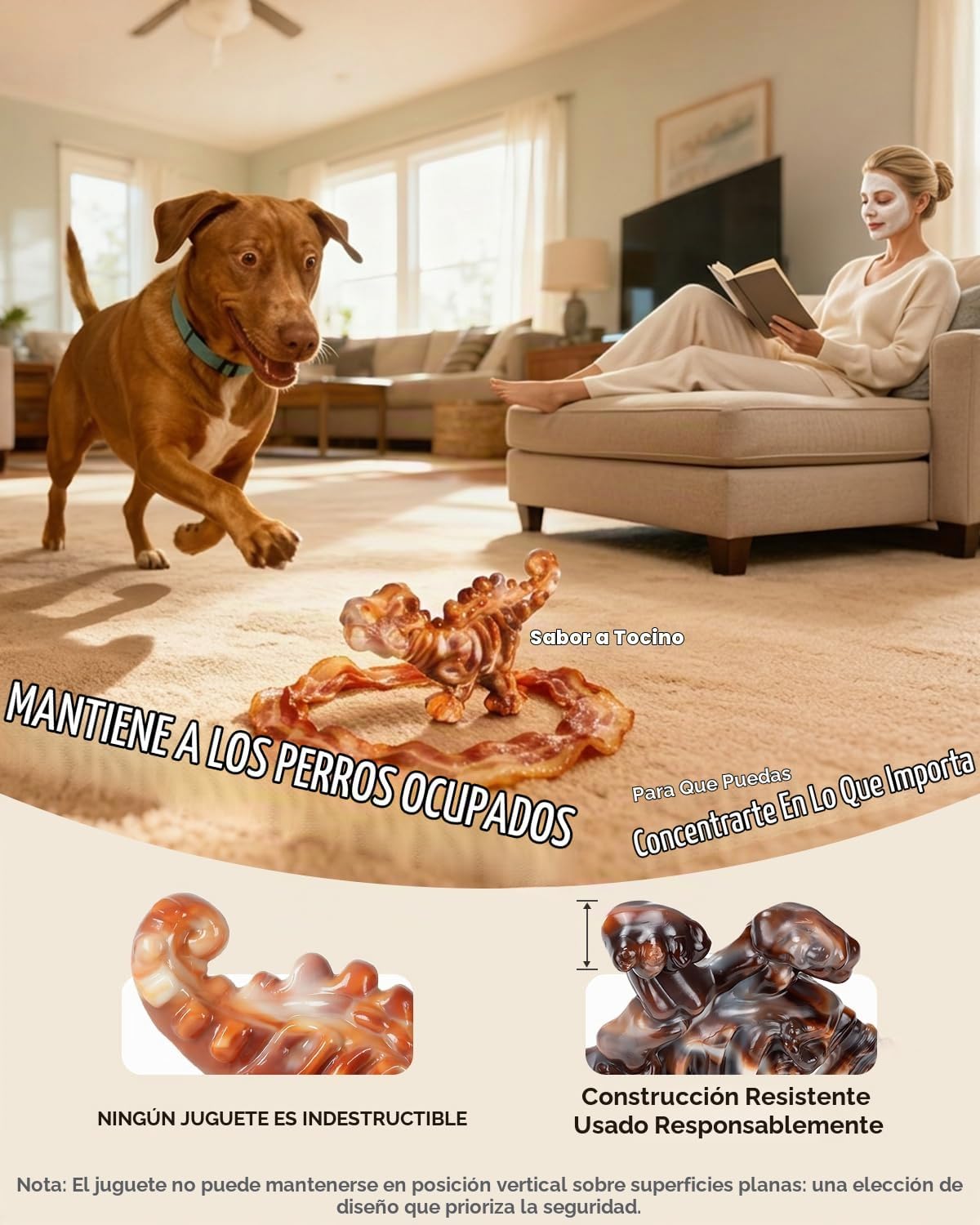 ChienBox Juguetes para Perros para Masticadores Agresivos: Paquete...