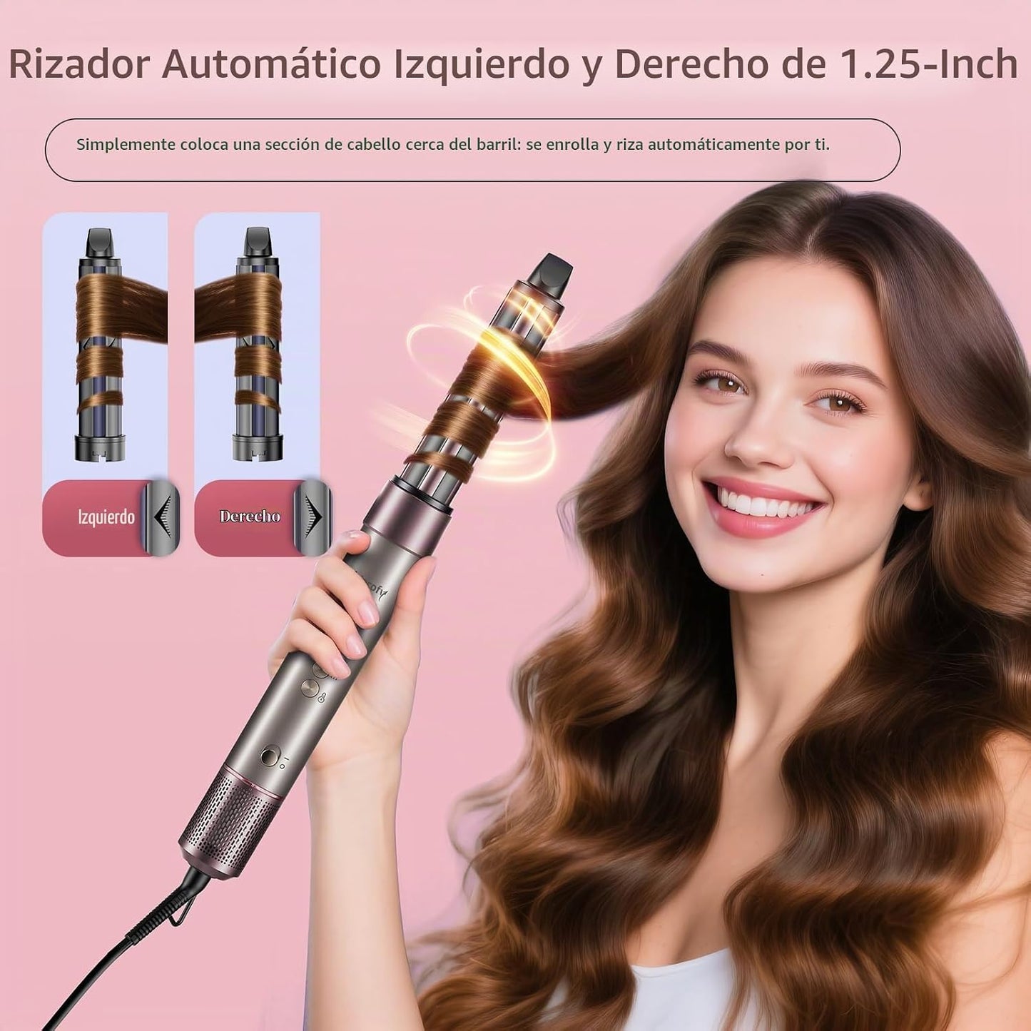 Vincofy Juego de cepillos secadores de cabello 7 en 1, peinador de...