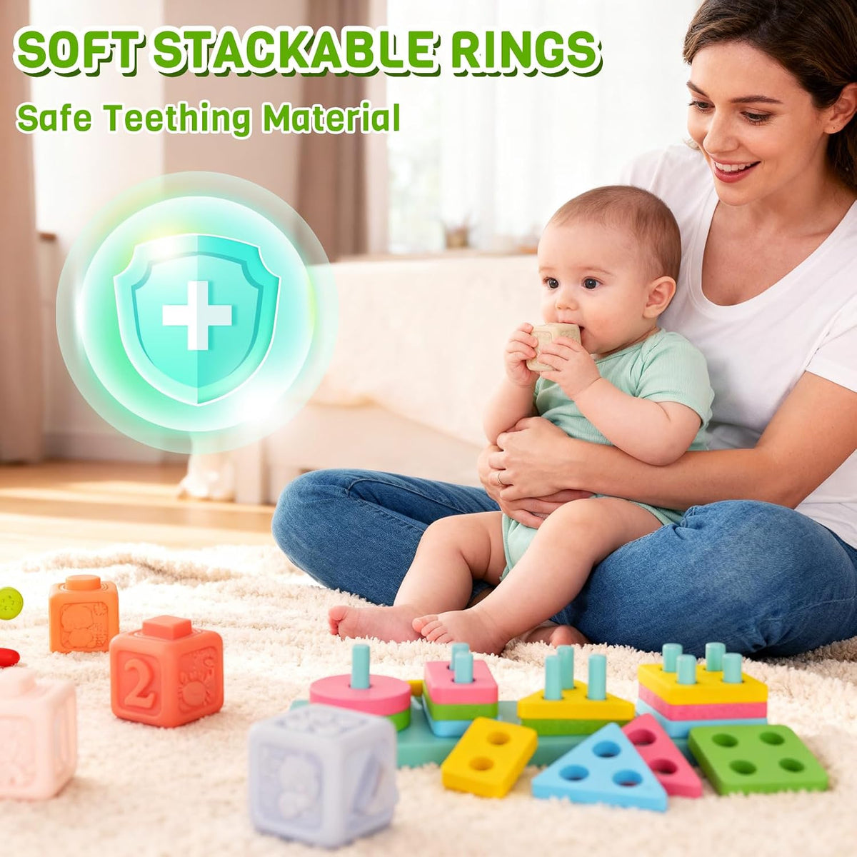 YMLGMAY Montessori Juguetes para bebés de 6 a 12 meses, juego de ju...