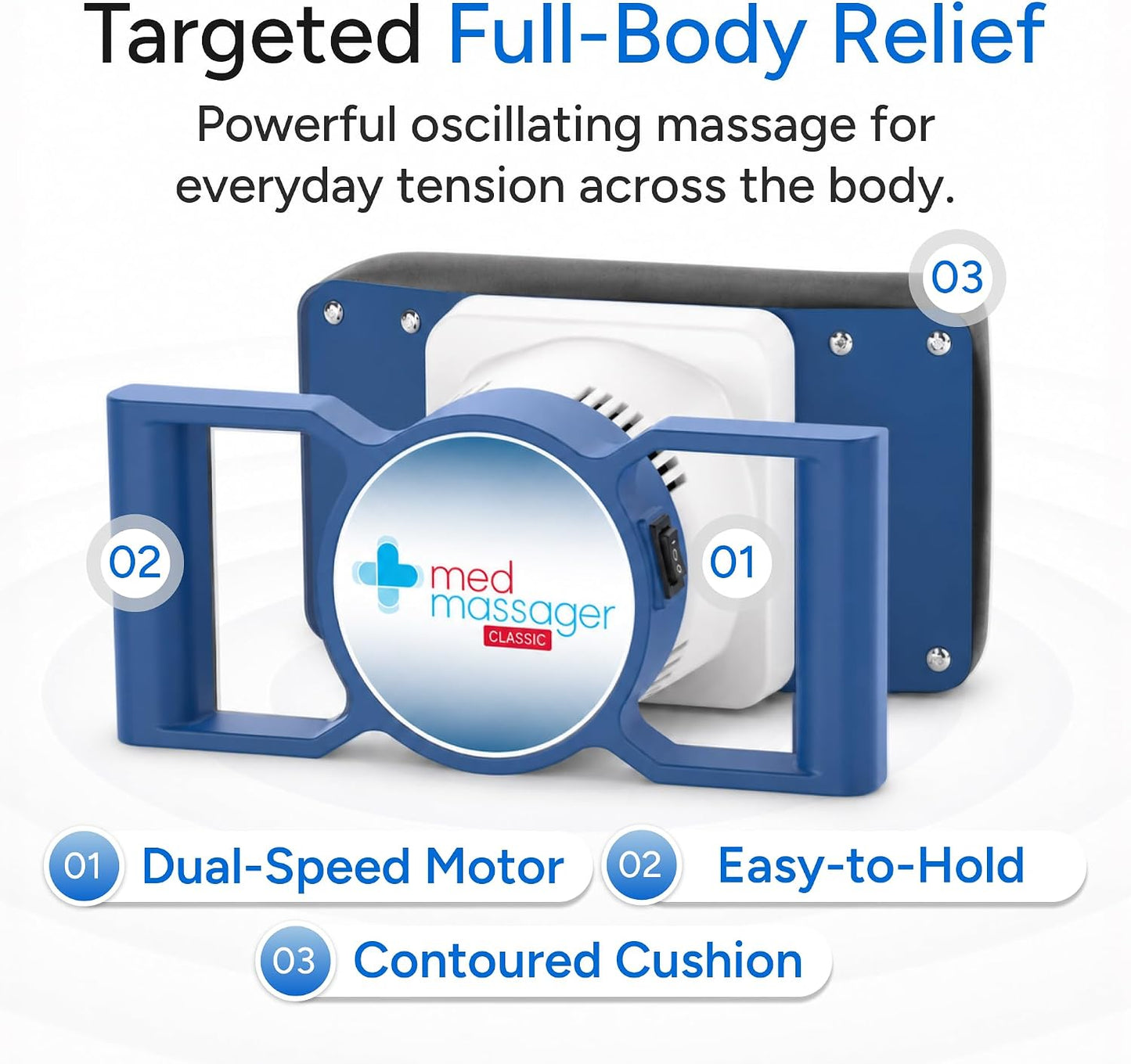 MedMassager Masajeador corporal clásico | Unidad de terapia de masa...
