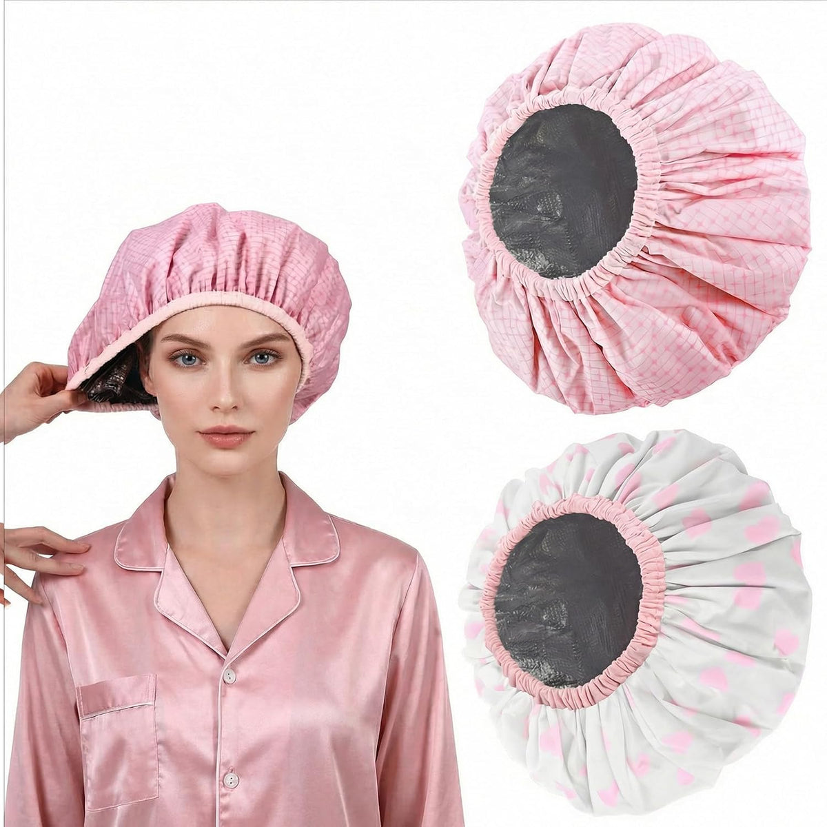 2 tapas térmicas de acondicionamiento profundo, gorra impermeable r...
