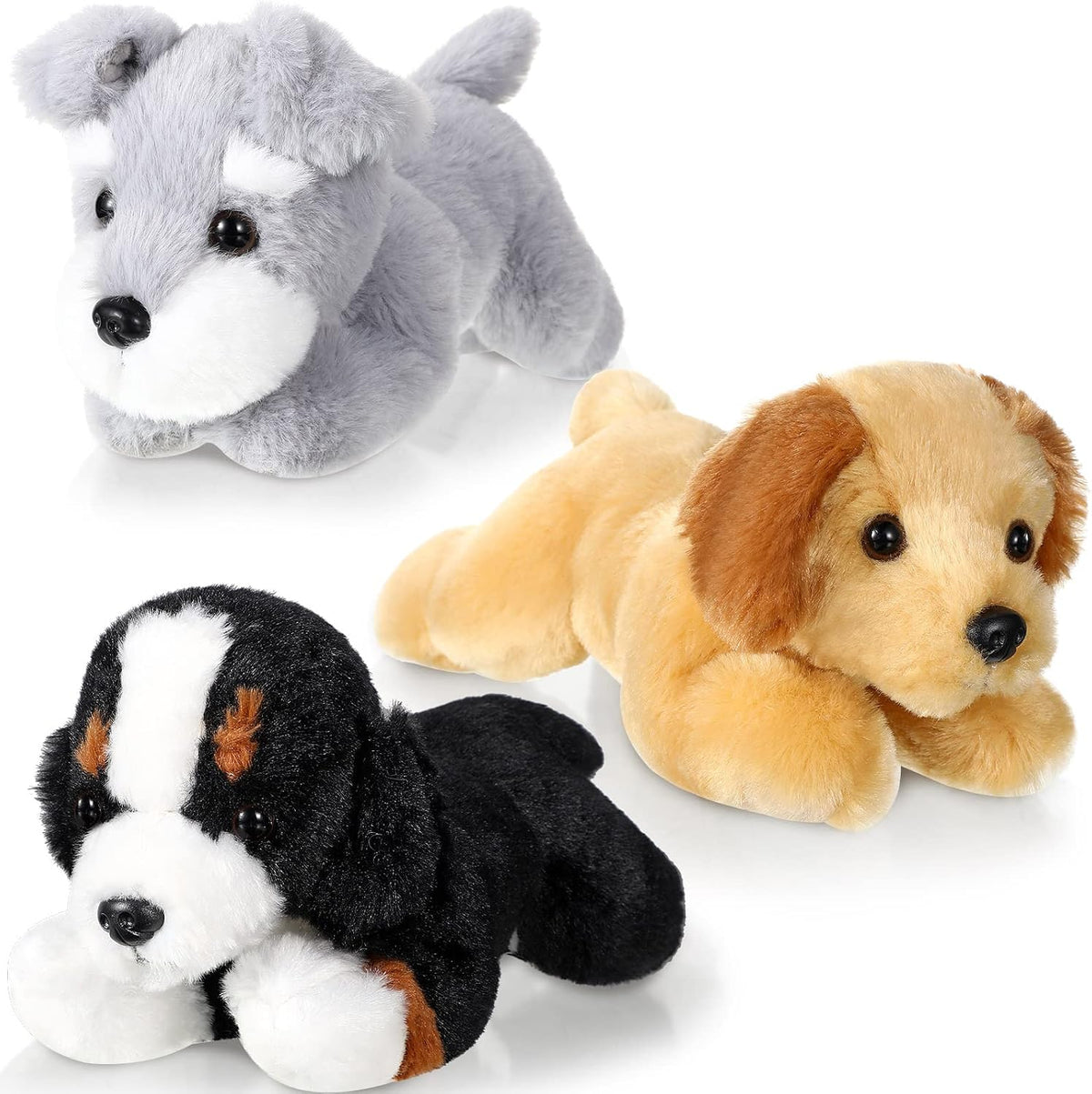 Skylety - 3 piezas de peluche para perro, perro de montaña, Schnauz...