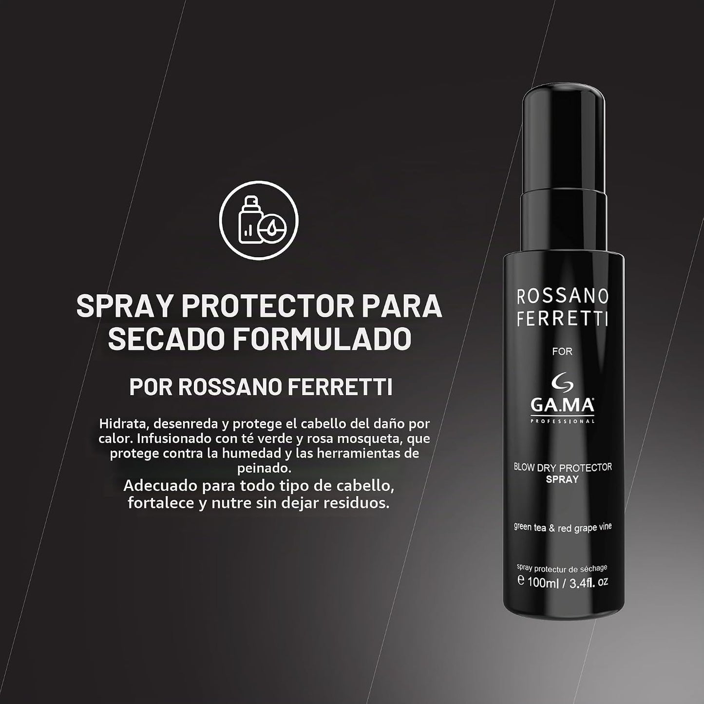 GA.MA IQ3 Perfetto x Rossano Ferretti - Secador de pelo con motor s...