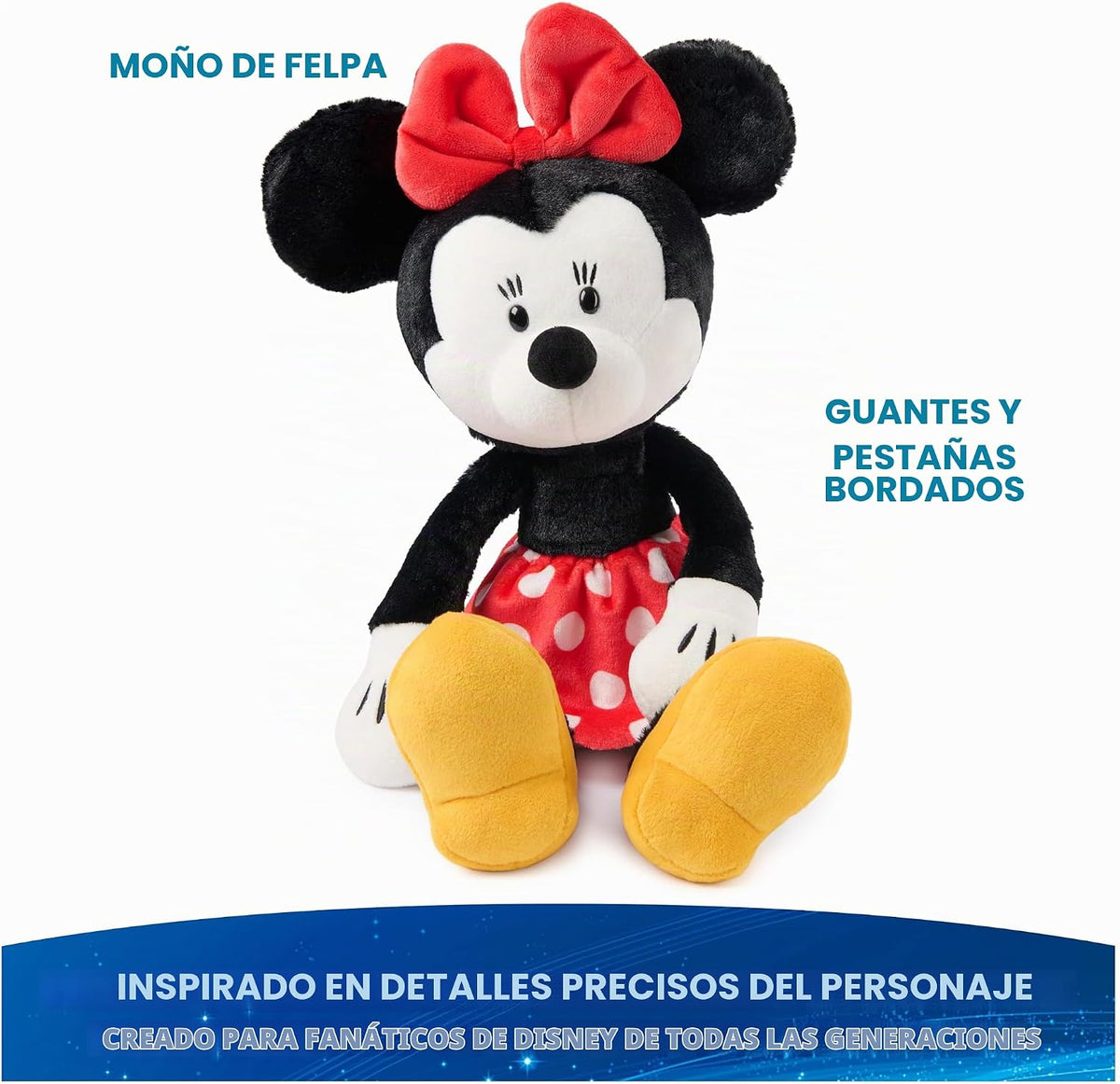 GUND Disney - Palillo de dientes oficial de Minnie Mouse de 15 pulg...