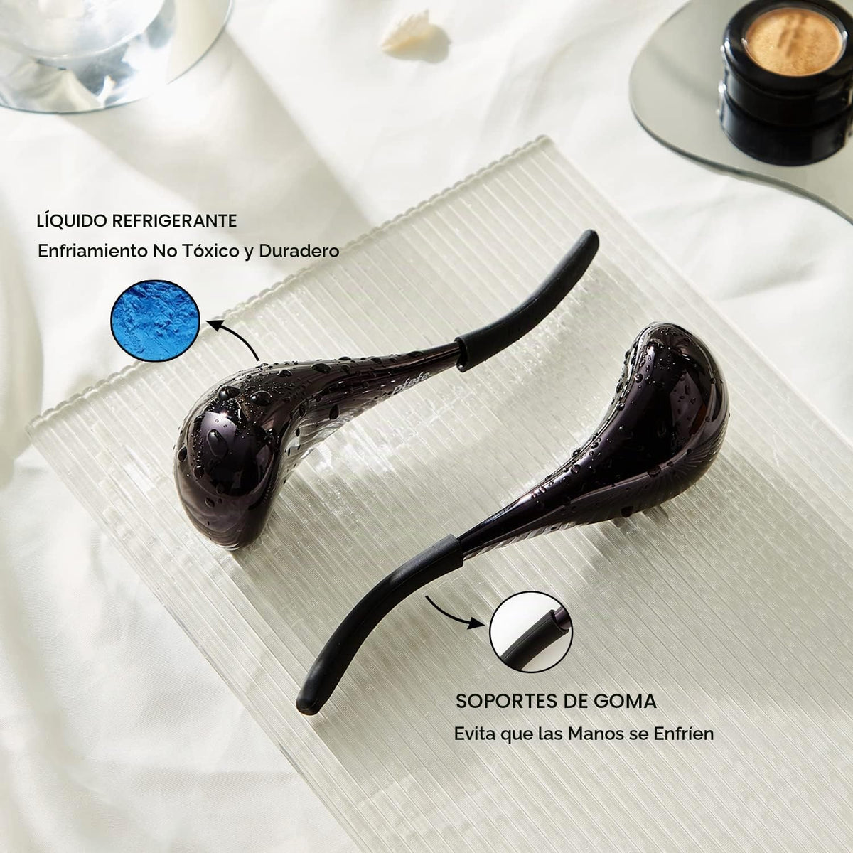 Globos de hielo para ojos faciales, Cryo Sticks Herramientas para e...