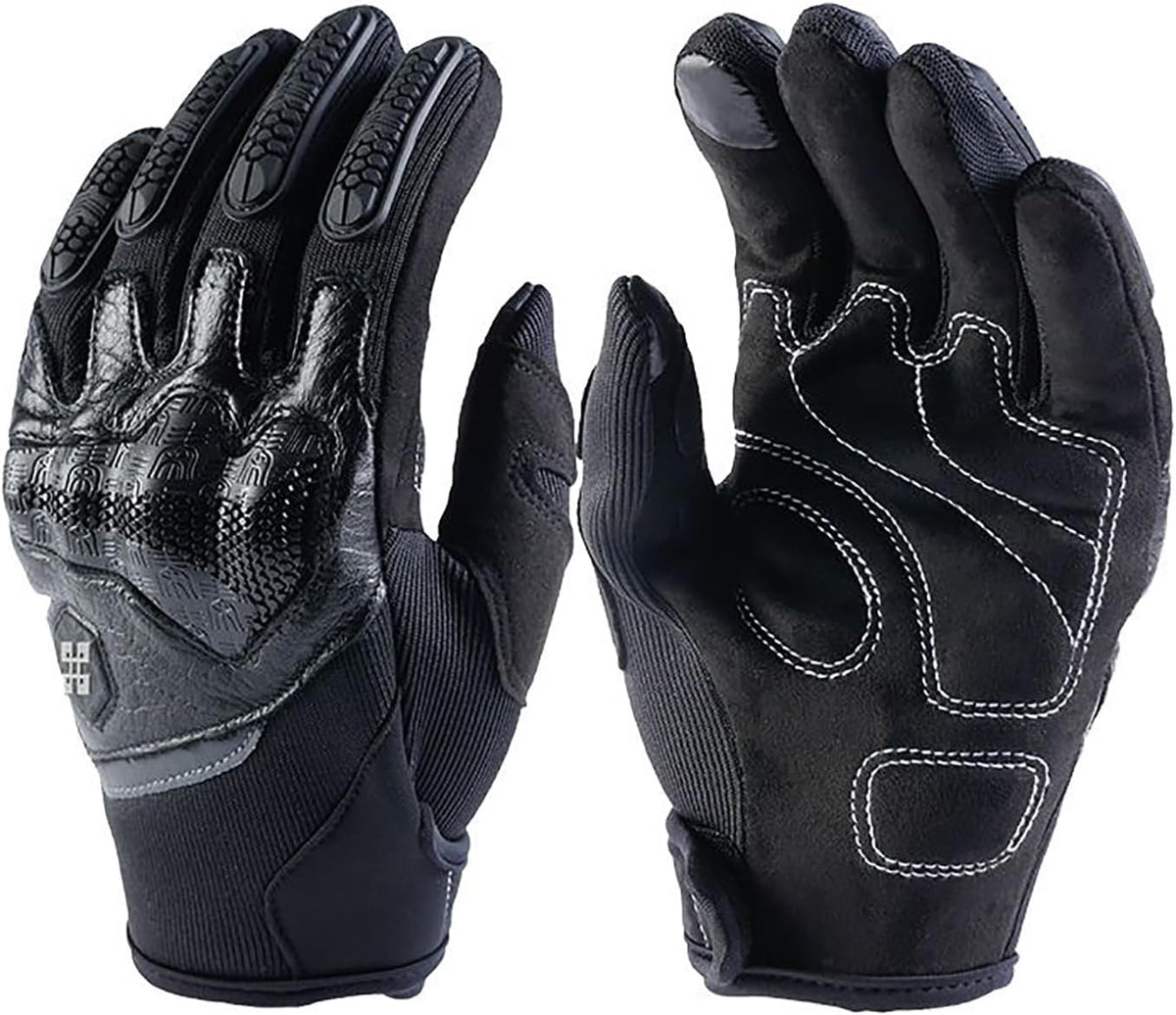 Masontex Guantes de motocicleta para hombres y mujeres, guantes de...