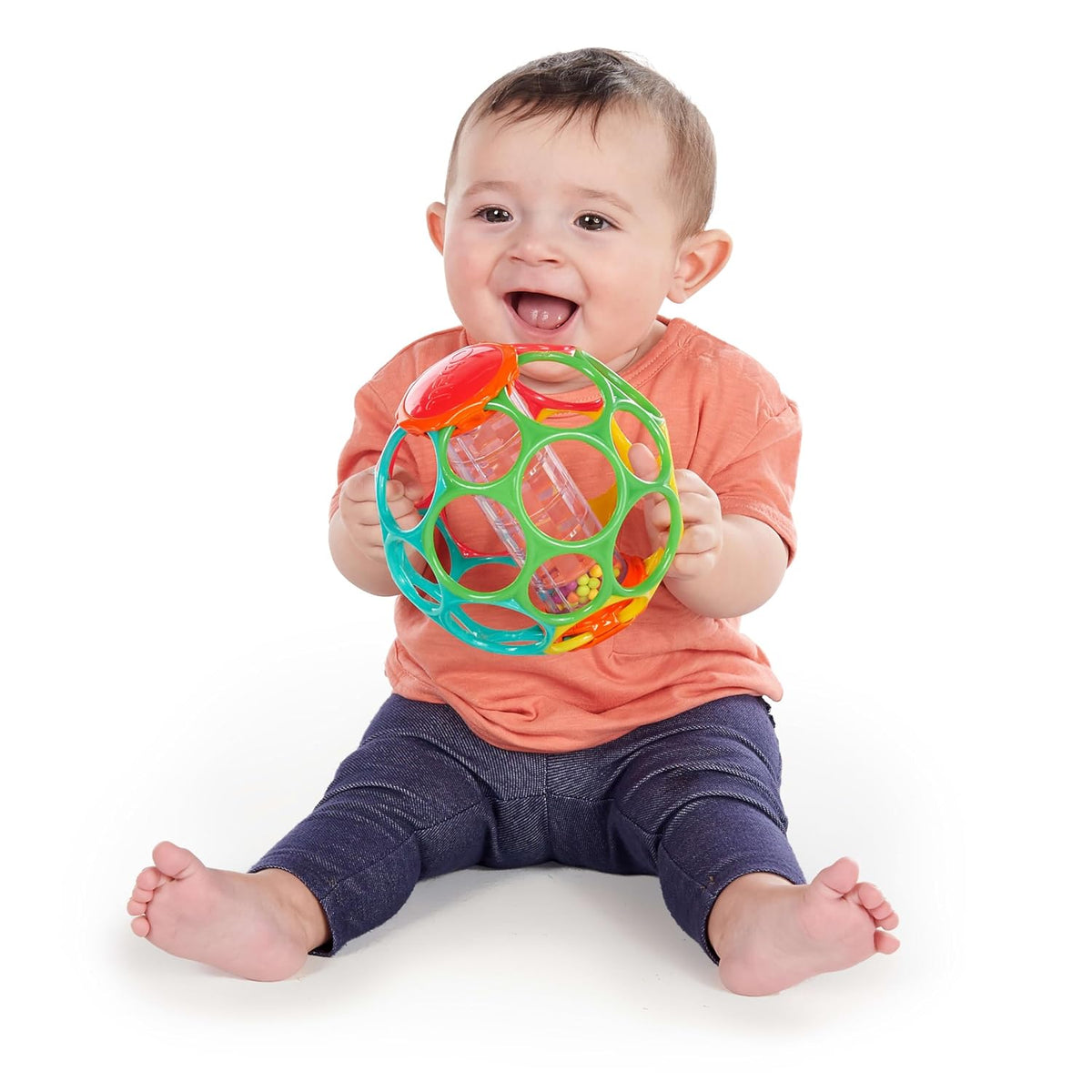Bright Starts Oball Rollin' Rainstick Rattle - Juguete de agarr...