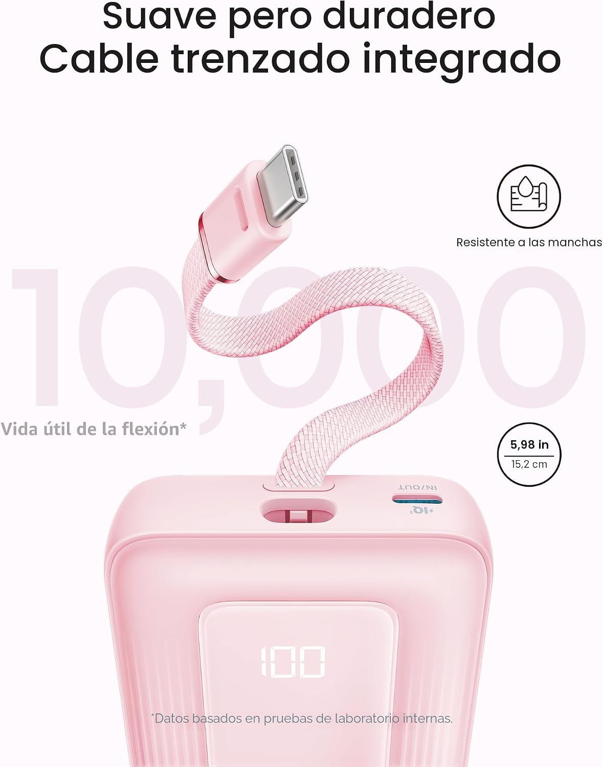Anker Zolo Power Bank, banco de energía de 20,000mAh cargador portá...