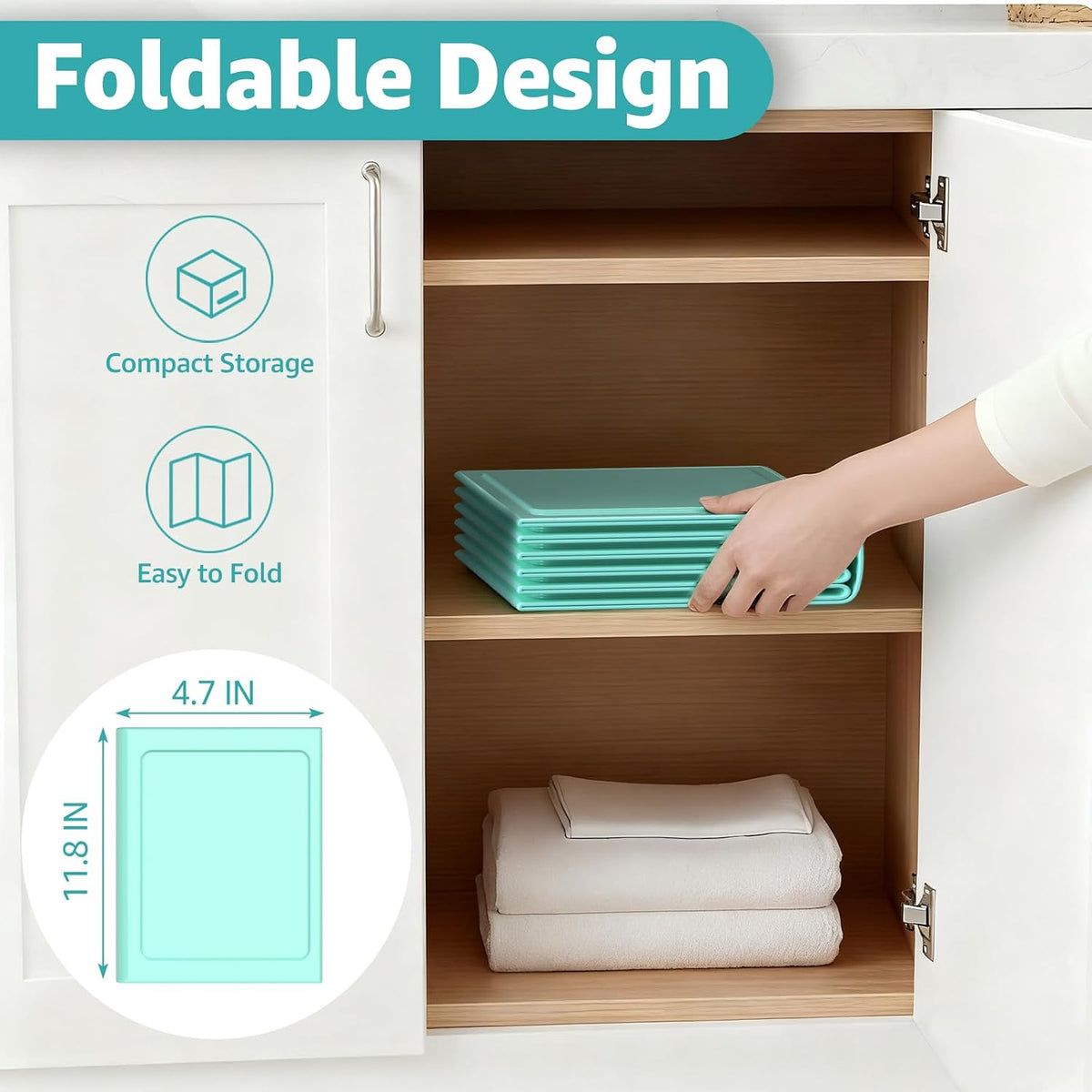 Bañera plegable para bebé, bañera para niños pequeños con tapón de...
