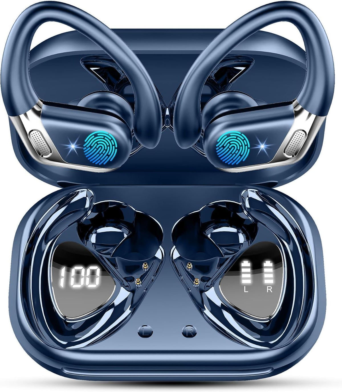 Matast Auriculares inalámbricos, Bluetooth 5.4 deportivos, sonido d...