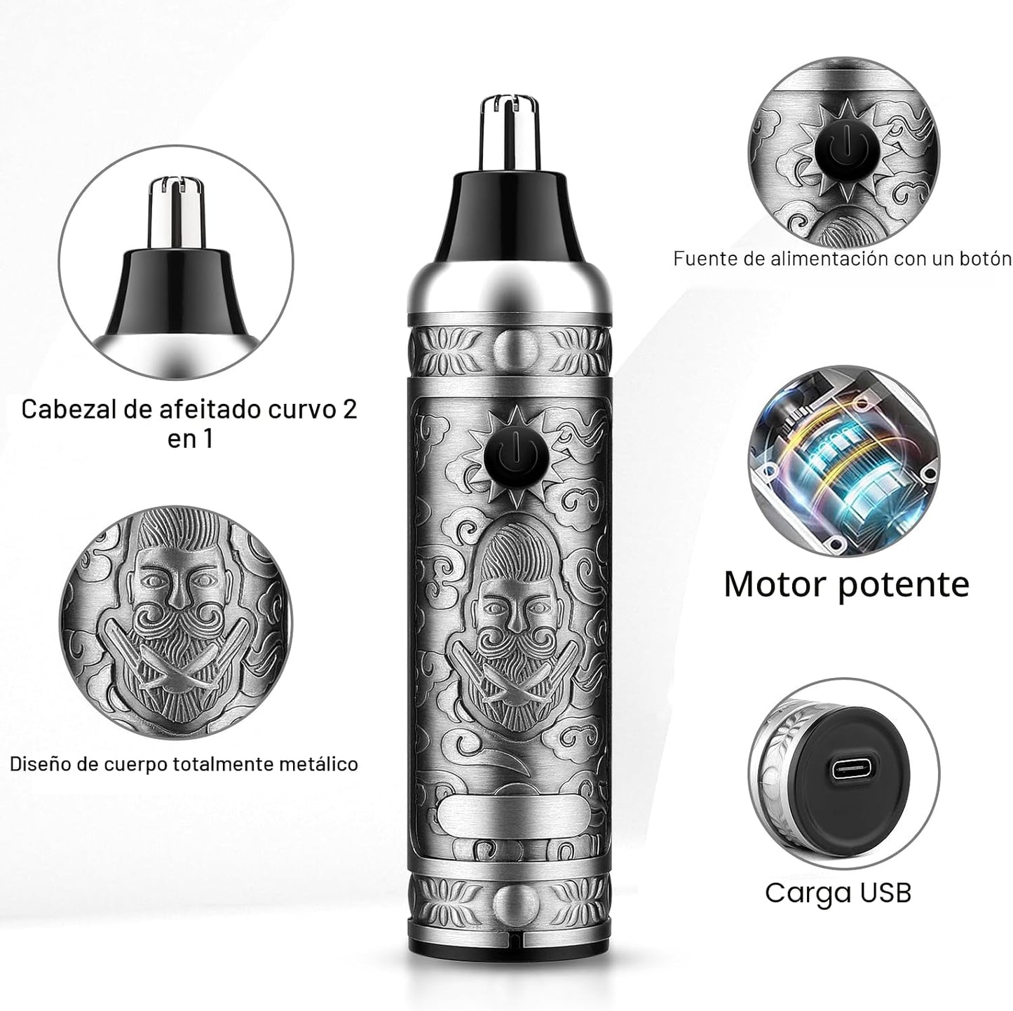 GSKY Cortadora de pelo profesional, recortadora de barba y kit de a...