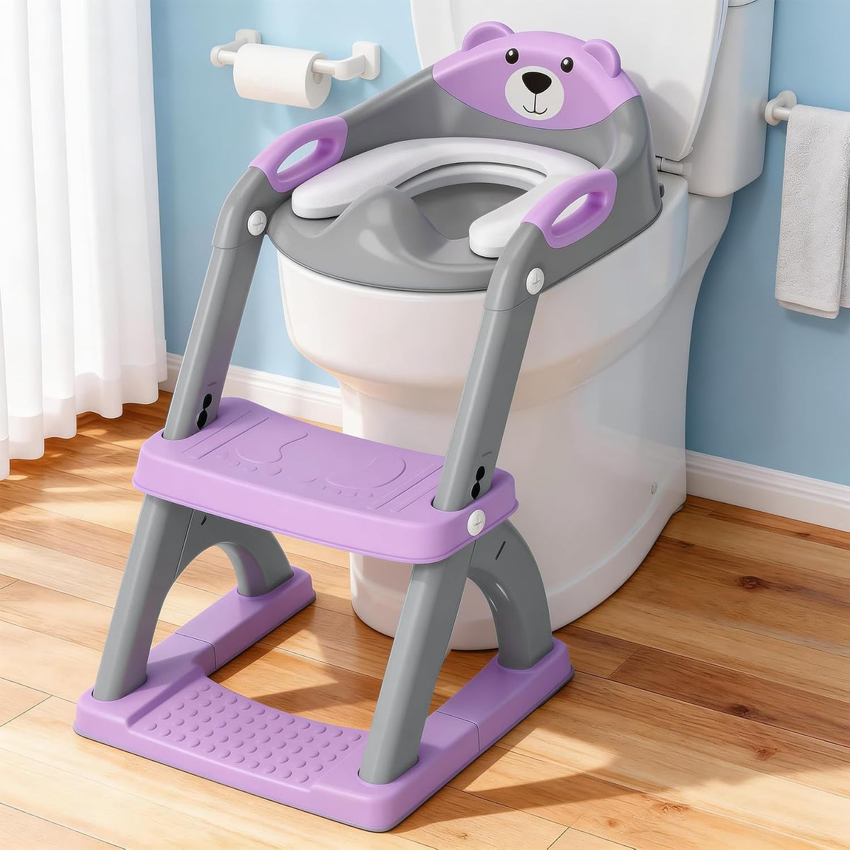 Inodoro de entrenamiento para ir al baño para niños pequeños, asien...