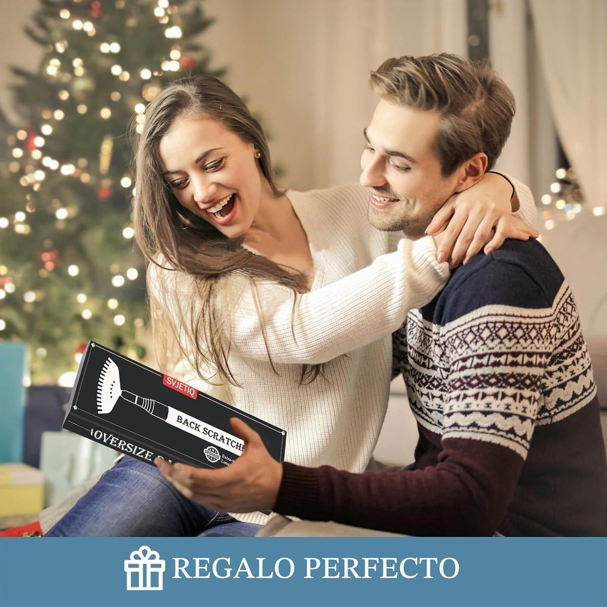 Svjetiq Rascador de Espalda Extensible Extra Grande para Hombres Mu...