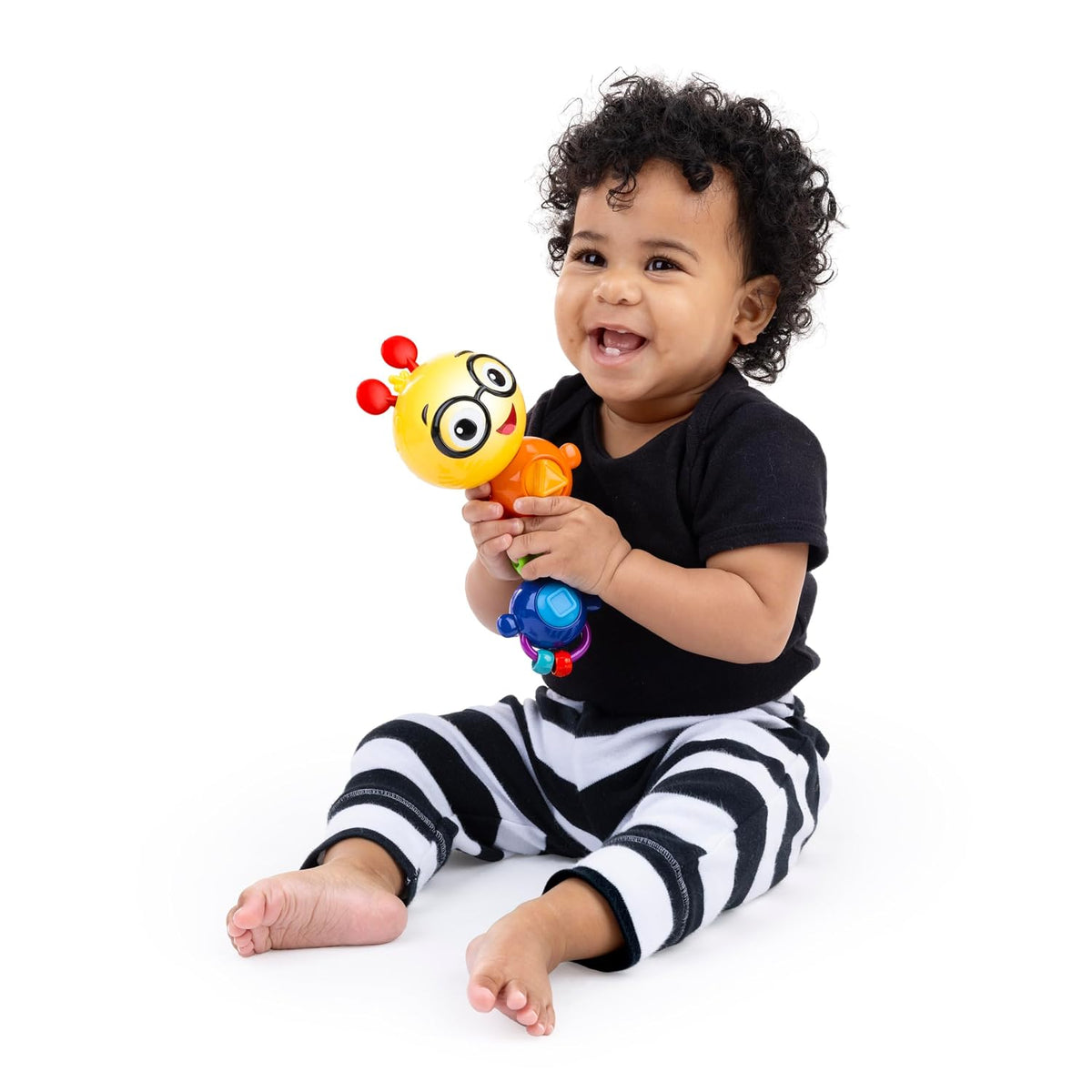 Baby Einstein Twist-a-Pal Cal - Juguete sensorial con música y caza...