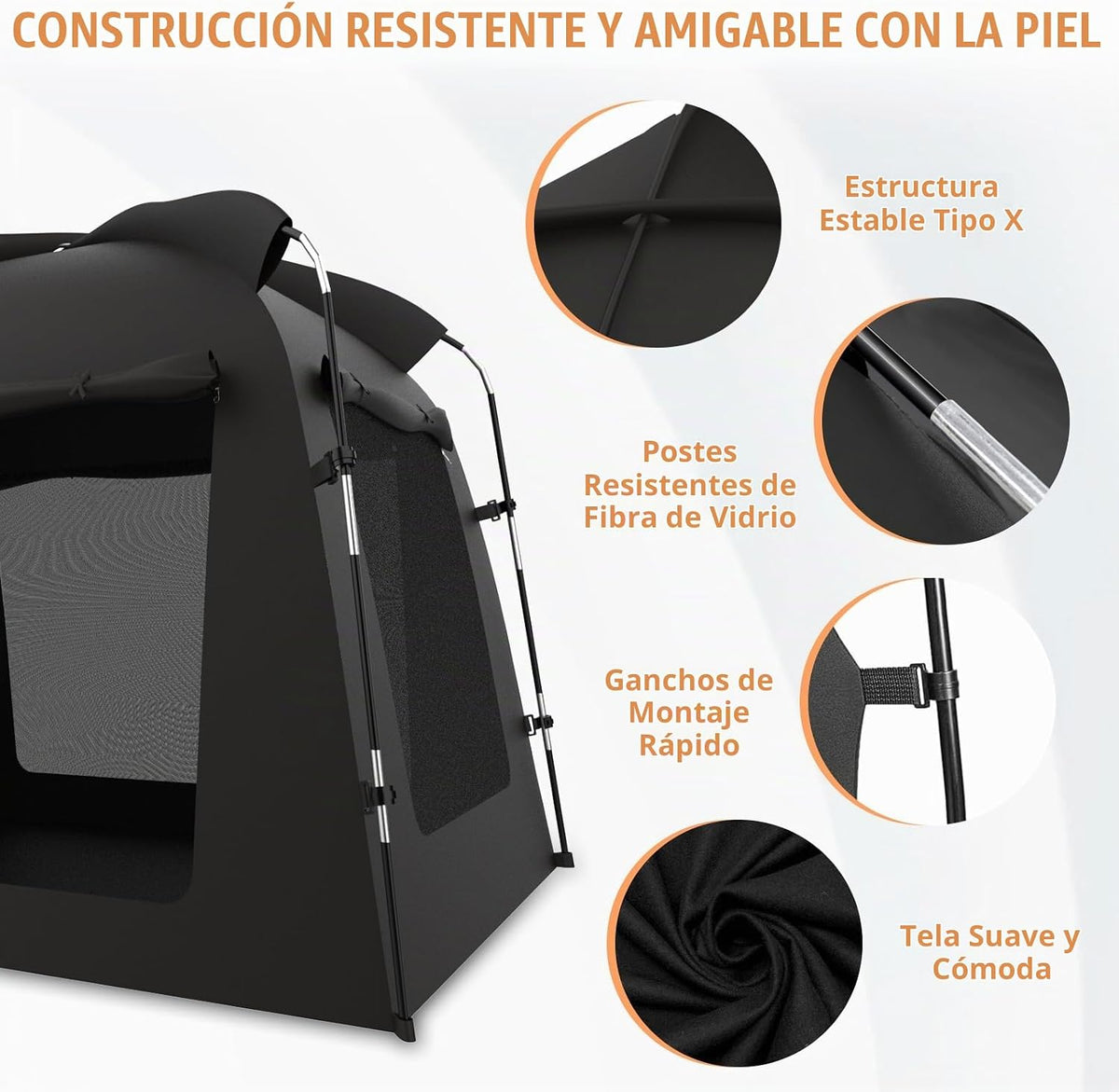 AYAMAYA Tienda de campaña para interiores, toldo de cama para niños...