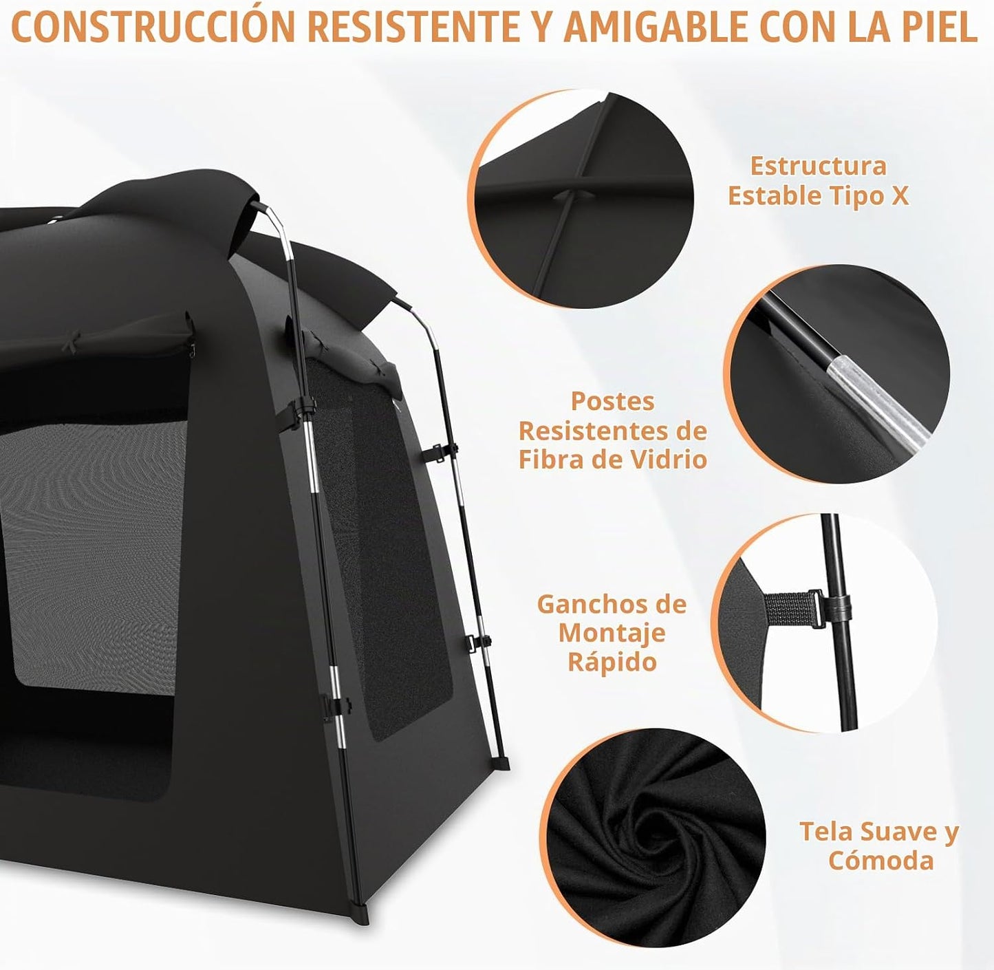 AYAMAYA Tienda de Cama, Carpas de Privacidad Interior Dosel de Cama...