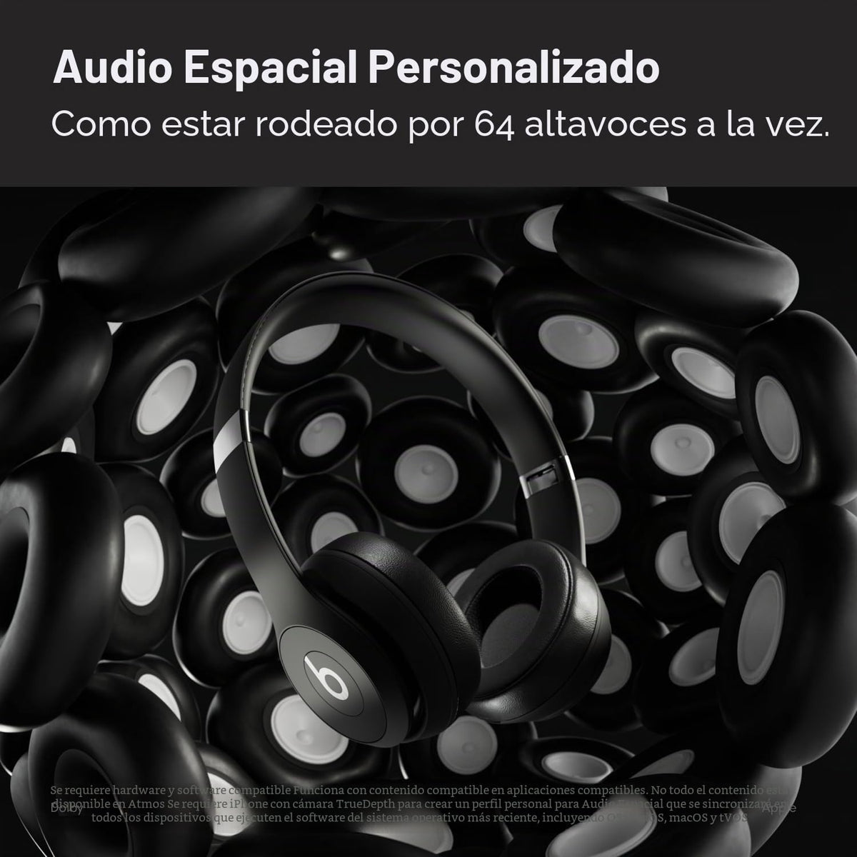 Beats Solo 4 - Audífonos inalámbricos Bluetooth supraaurales, compa...