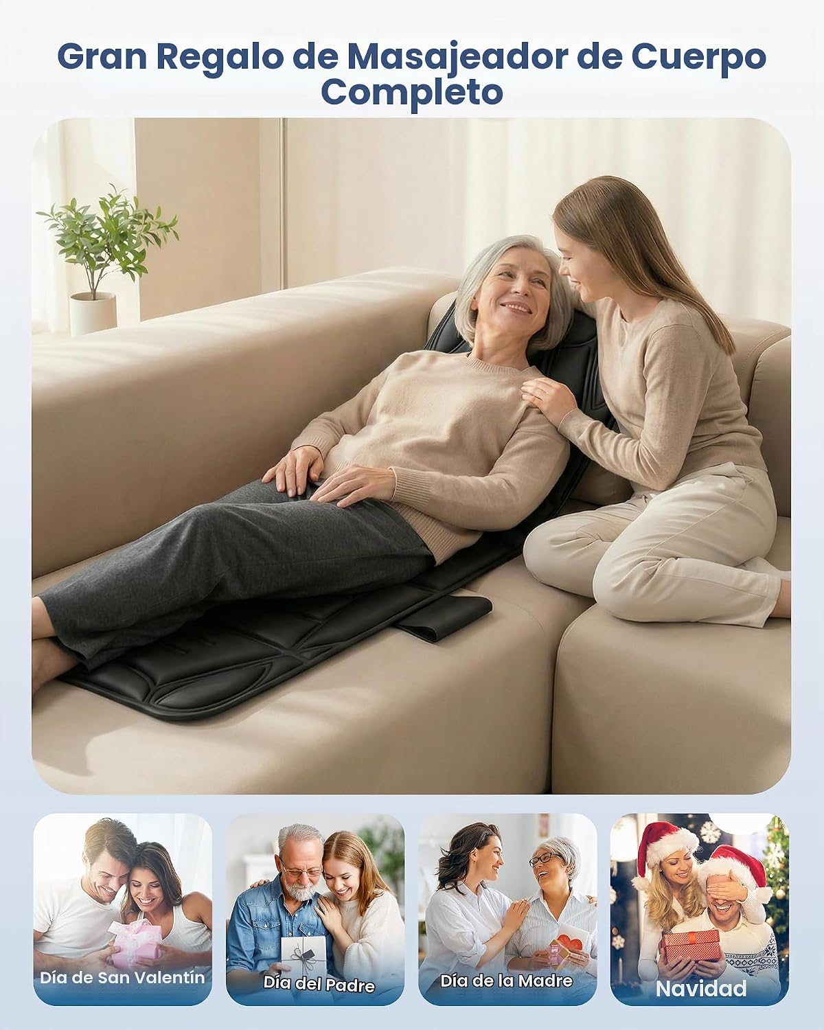 Comfier - Tapete de Masaje de Cuerpo Completo, Almohadilla de Masaj...