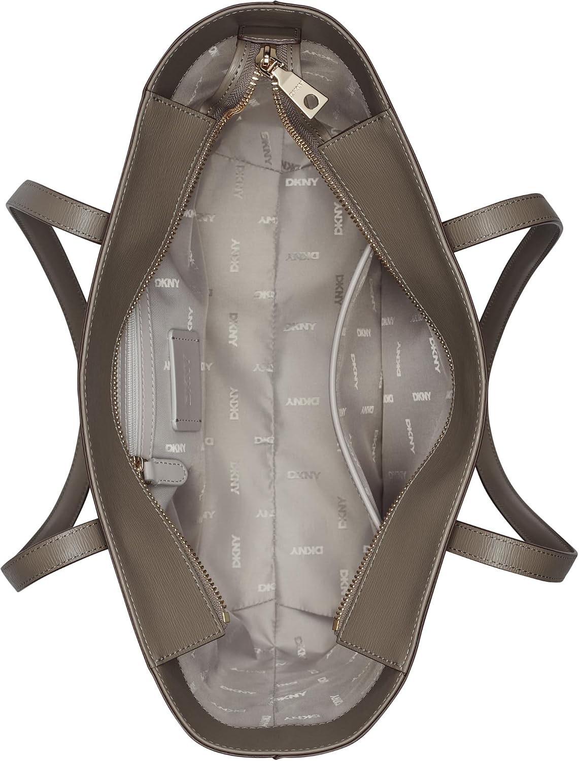 DKNY - Bolso de mano mediano de cuero para mujer Bryant | 15,2 pulg...
