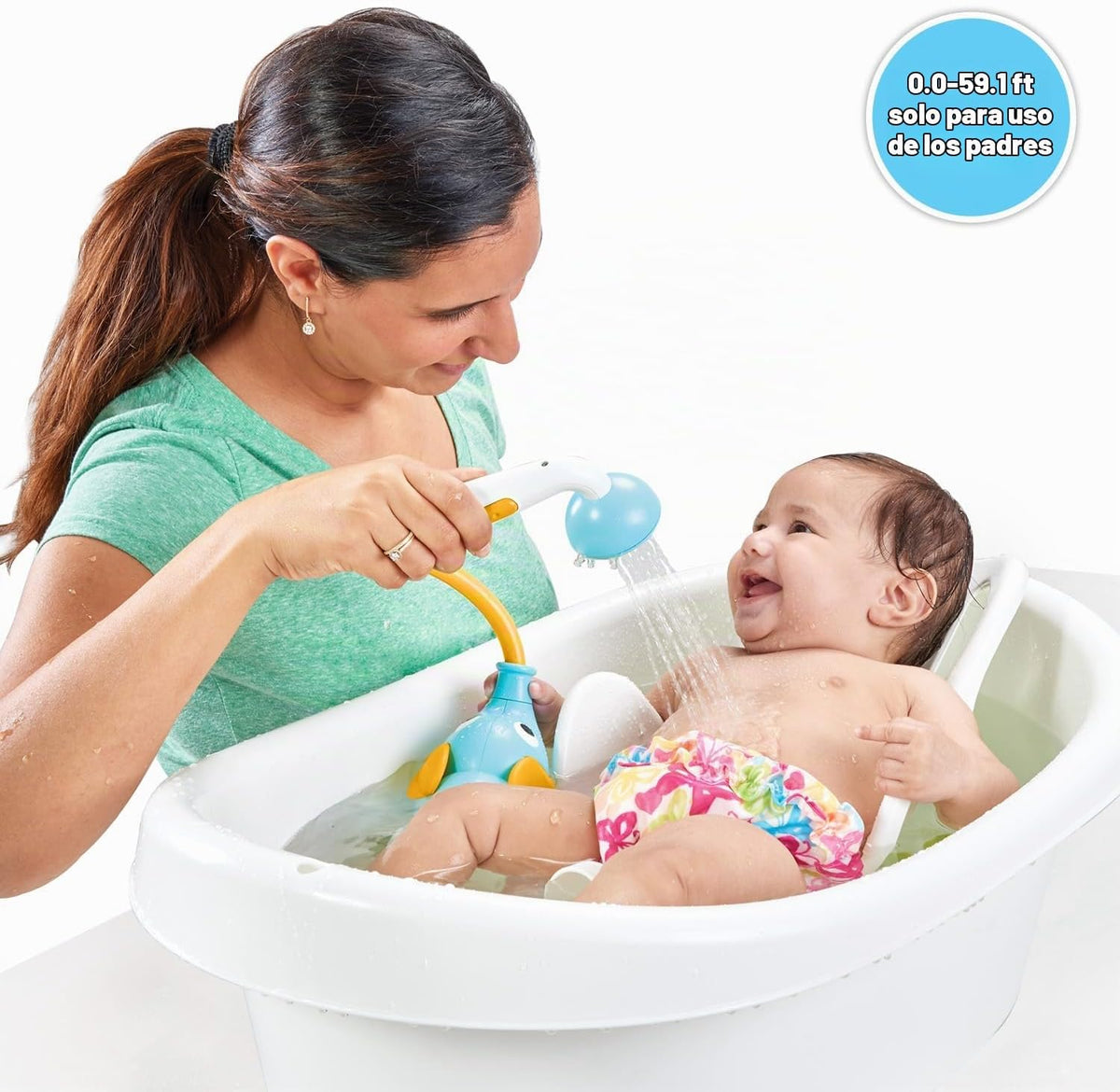 Yookidoo - Cabezal de regadera para baño infantil con diseño de ele...