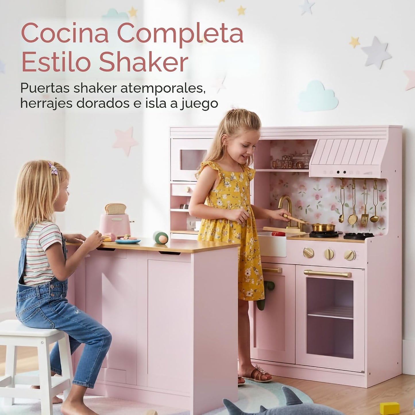 Best Choice Products Cocina de juego de simulación para niños, jueg...