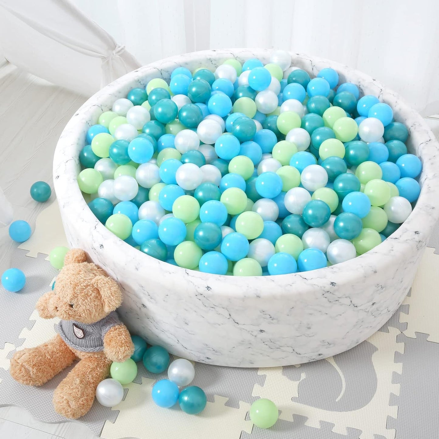Bolas de piscina STARBOLO para niños pequeños, libres de ftalatos y...