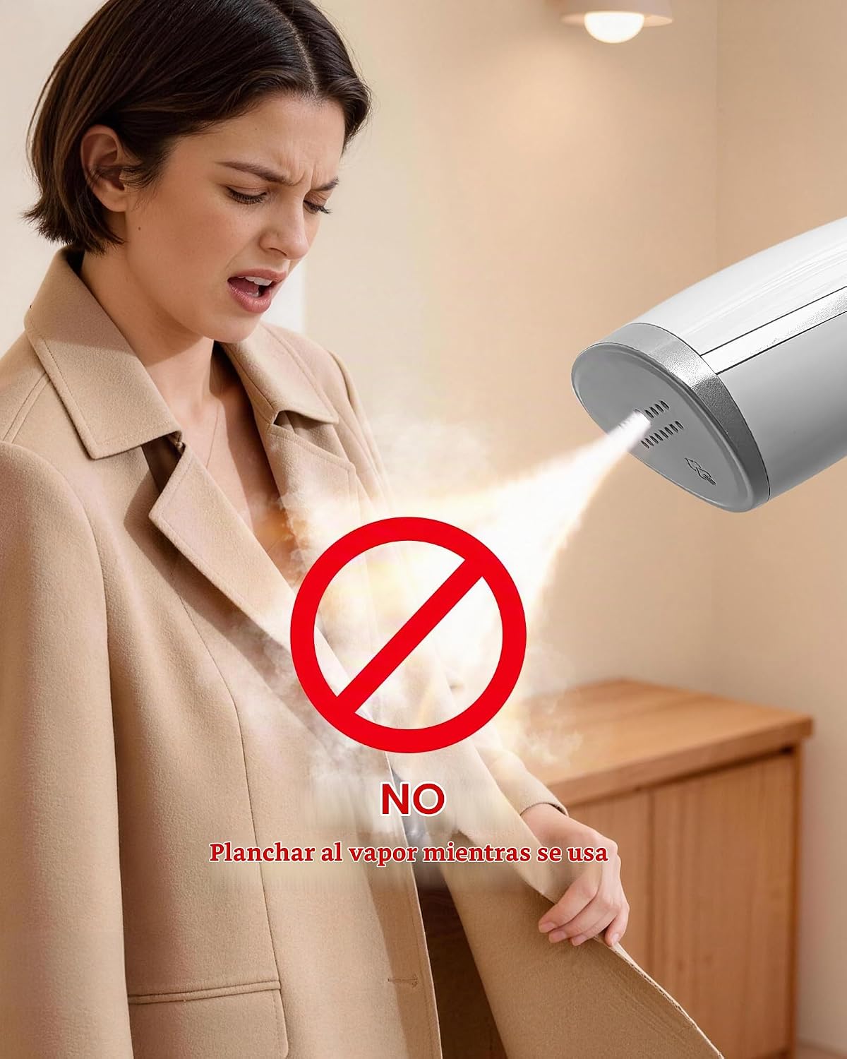OGHom Vaporizador para ropa, removedor de arrugas portátil de mano,...