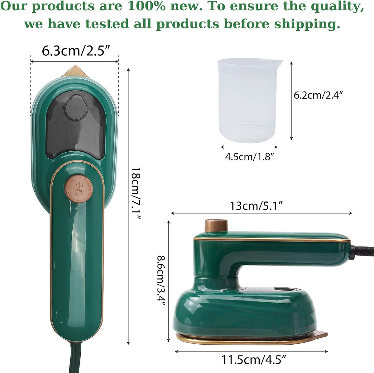 Vaporizador de viaje para ropa, plancha de ropa giratoria portátil,...