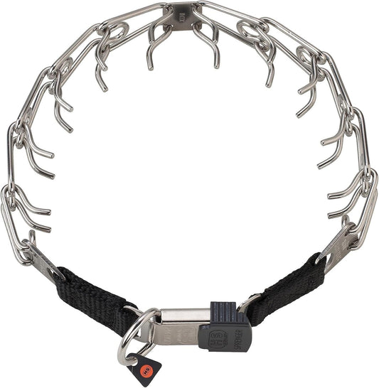 Herm Sprenger Collar de entrenamiento para perros de acero inoxidab...