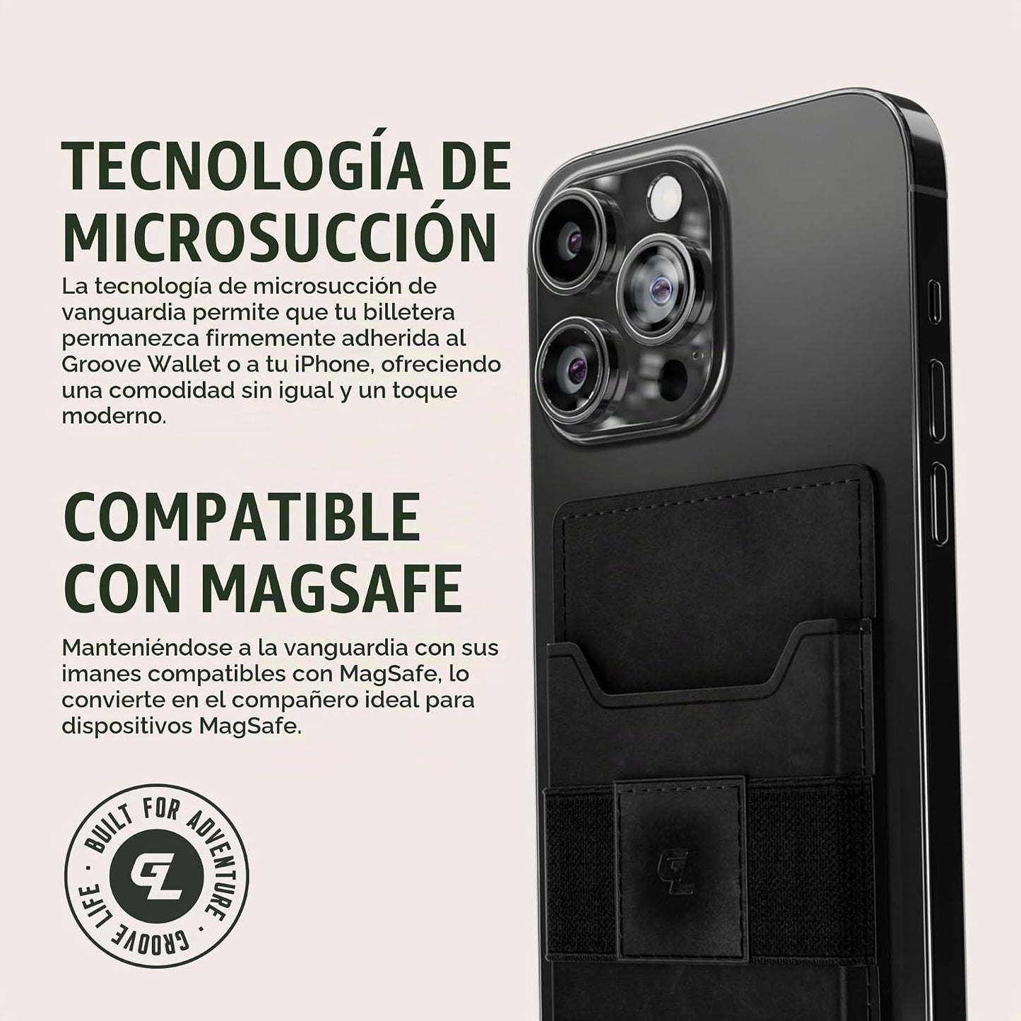 Groove Life Cartera Magnética con Deslizamiento del Pulgar Groove -...