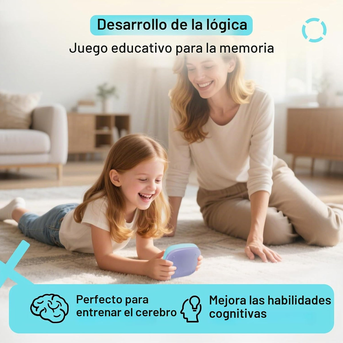 BearHonie Juego electrónico de Tic Tac Toe para viajes en coche, ju...