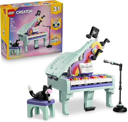 LEGO Creator Piano decorativo musical 3 en 1 con gato 31392 | Jugue...
