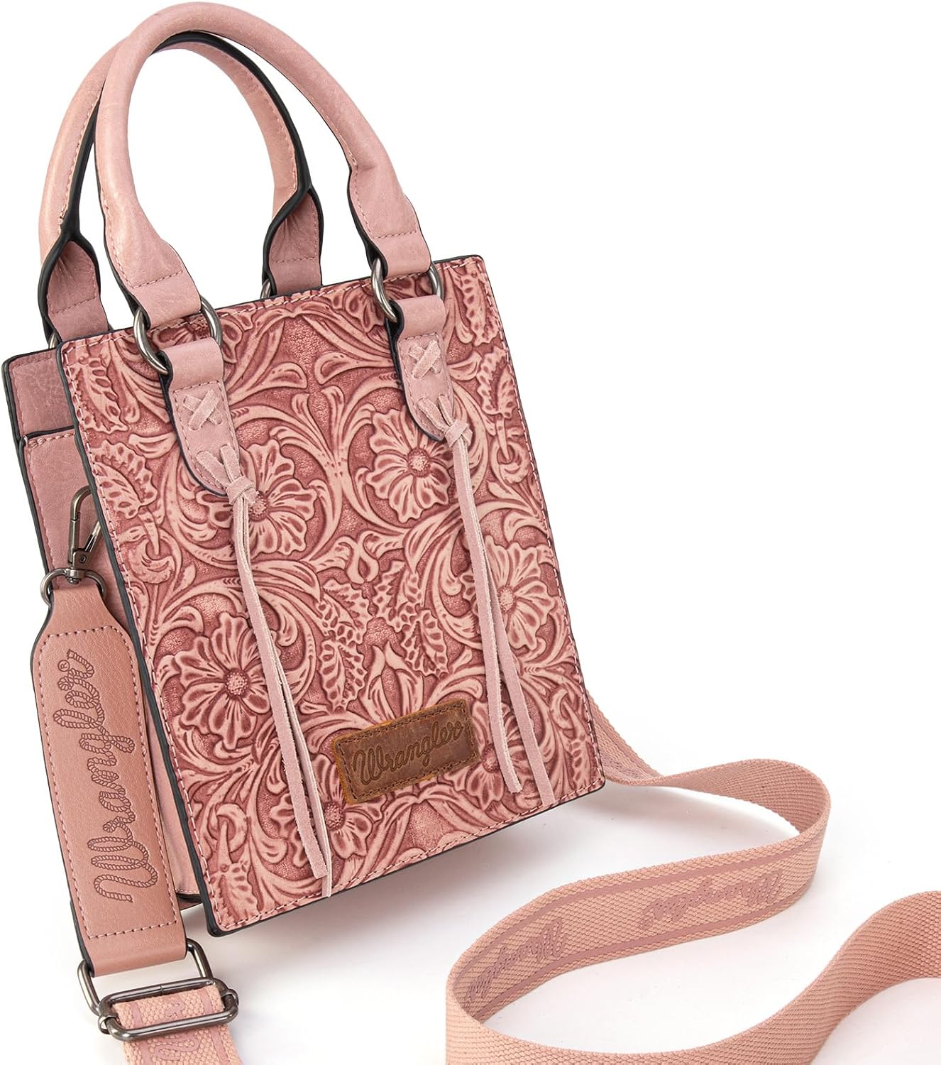 Wrangler Bolso Cruzado en Relieve para Mujer con Asa Superior, Bols...