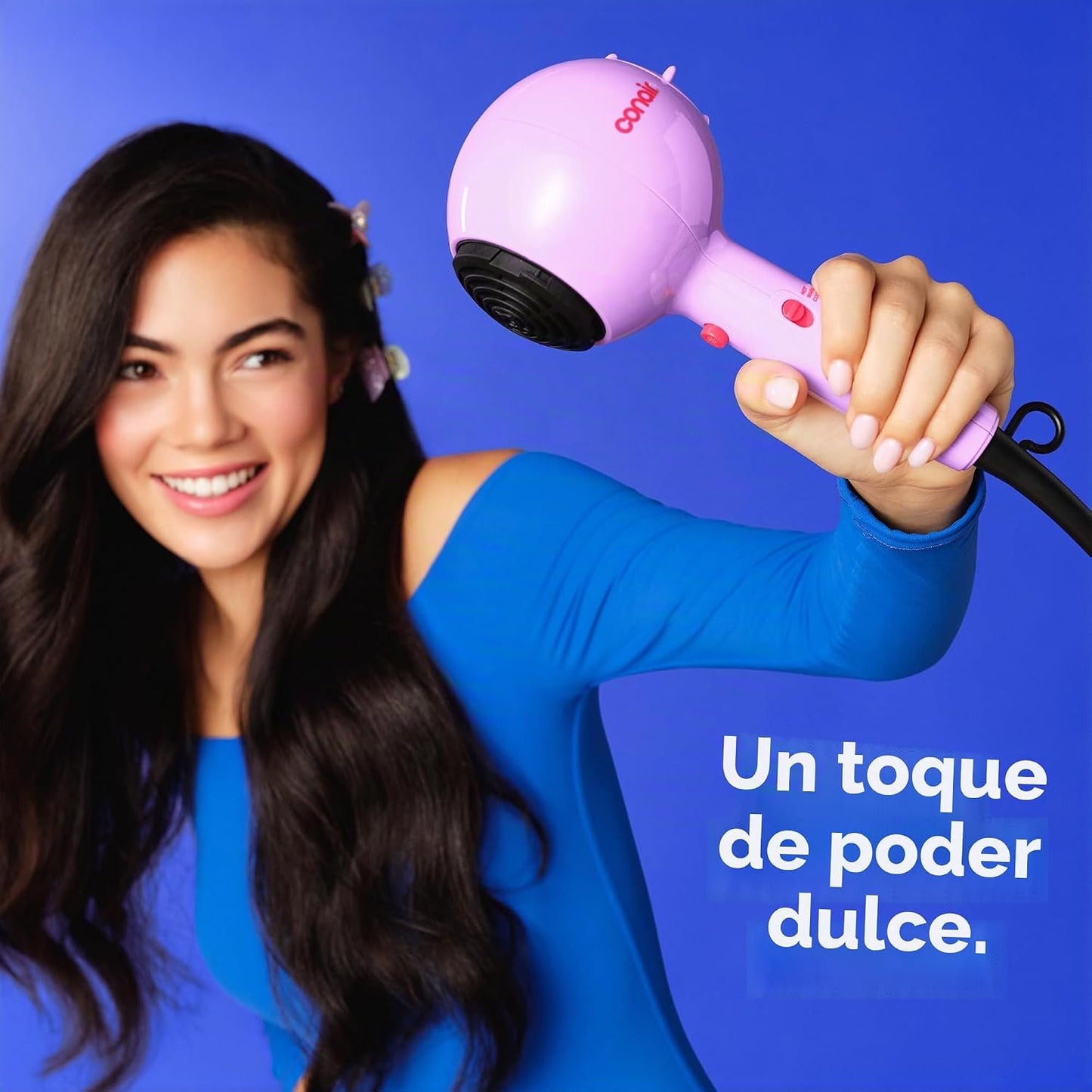 Conair Secador de pelo Cake Pop, secador de pelo con difusor y conc...