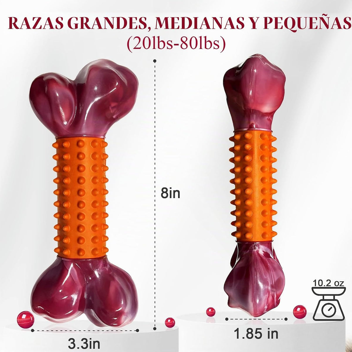 Apasiri Juguetes para perros para masticadores agresivos con sabor...