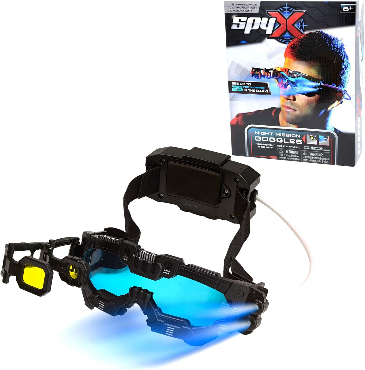 SpyX \/ Anteojos de Misión Nocturna - Juguete de Anteojos para Espí...