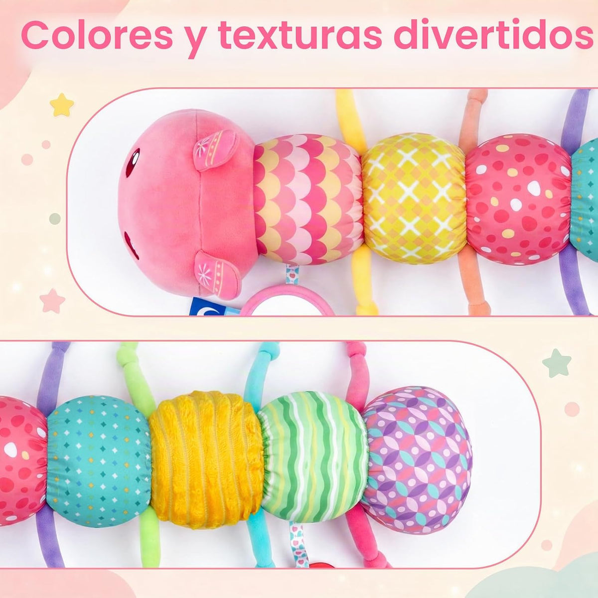 Juguetes sensoriales para bebés de 0 a 6 meses, juguetes musicales...