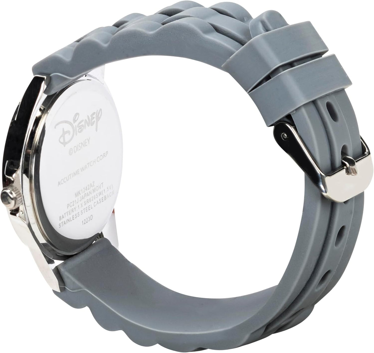 Reloj analógico para niños Mickey Mouse de Accutime, esfera de fáci...