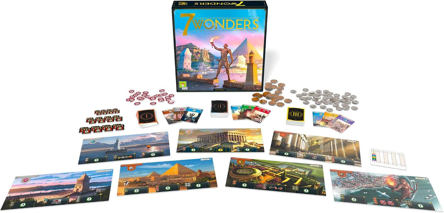 Asmodee Juego de mesa 7 Wonders (nueva edición) - Lleva tu civiliza...