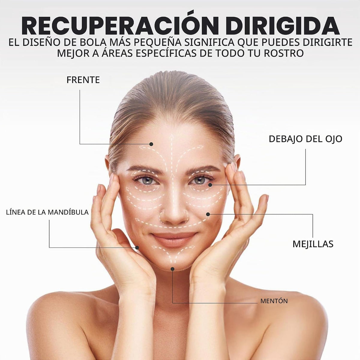 Masajeador facial de parálisis y estimulador nervioso de Bell | 2 u...